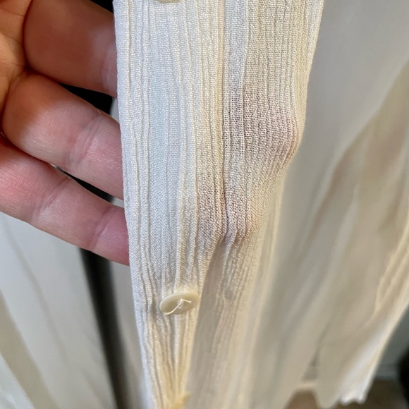 Sheer Rayon Button Up - Picture 2 of 3